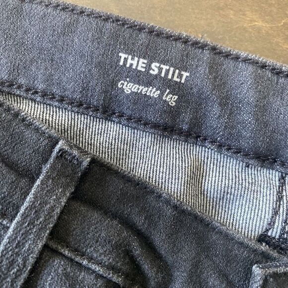 Adriano Goldschmied Women's Black The Stilt Cigarette Leg Skinny Jeans NEW 32R - Picture 6 of 8